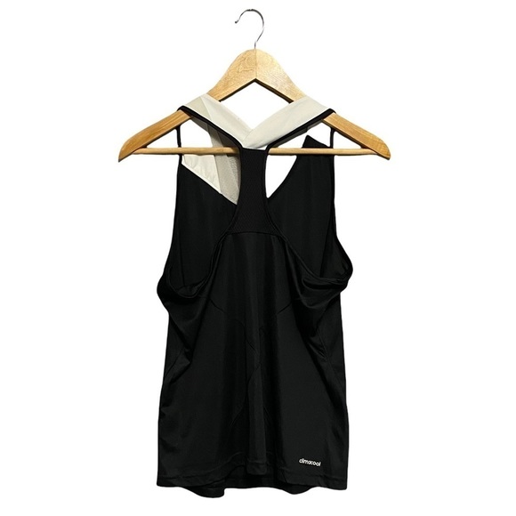 ADIDAS | Ladies Medium Black Climacool Athletic Tank Top Racer Back Breathable - Picture 3 of 5